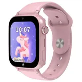 Forever Look Me 3 KW 520 BT 1,85 Zoll Kunststoffgehäuse Rosa Silikonarmband Rosa M