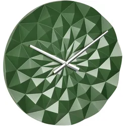 TFA Dostmann 60.3063.04, Wand, Quarzuhr, Rund, Grün, Metallisch, Kunststoff, AA