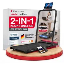 Sportstech Laufband sWalk Lite Plus Schwarz