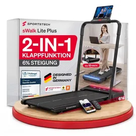 Sportstech Laufband sWalk Lite Plus Schwarz