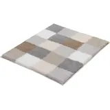 Kleine Wolke Badematte »Caro«, Höhe 25 mm, rutschhemmend beschichtet, fußbodenheizungsgeeignet, Badteppich, modernes Karo-Muster, Pastell-Farben, waschbar, 41352521-2 kaschmir 1 St.