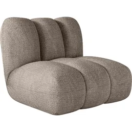 LeGer Home by Lena Gercke Sessel Priya Polyester 102,5 x 83 x 106,5 cm Braun