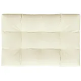 DOTMALL Palettenkissen Palettenkissen Creme 120x80x12 cm Stoff