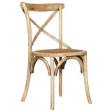 Biscottini Küchenstuhl aus Holz 86,5 x 42,5 x 46,5 cm – Küchenstühle aus Holz Made in Italy – Vintage-Stühle für Esszimmer – Stühle aus Holz Küche