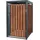ML-Design Mülltonnenbox 1er für 1 Tonne 240L 68x80x116,3 cm, Anthrazit-Rostoptik, Stahl/Cortenstahl,
