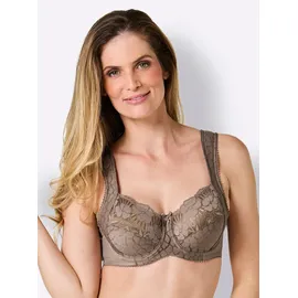 MISS MARY Entlastungs-BH MISS MARY, Damen, Gr. 85, Cup F, taupe, 79% Polyamid, 13% Elasthan, 8% Polyester, BHs Entlastungs-BH