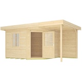 weka Gartenhaus Designhaus Soley+ 541 x 238 cm natur mit Fußboden