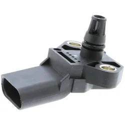 VEMO Sensor, Ladedruck Original Qualität Ansauglufttemperatur,Sensor, Ladedruck,Sensor, Saugrohrdruck,Luftdrucksensor, Höhenanpassung 4-polig für SKOD