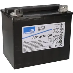 Sonnenschein Bleigel Akku 12V 30Ah Dryfit A512/30G6 VdS Zulassung