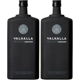 Valhalla Kräuterlikör mit Zitrusfrüchten Geschmack 100 cl, verschiedenen Kräutern, Gewürzen und Süßholzwurzel 1L (35% Vol.) (Packung mit 2)