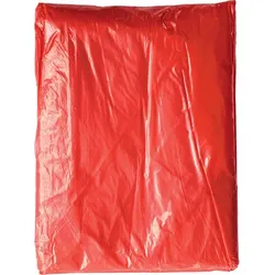 Korntex Disposable Raining Poncho Sumatra - red - Erwachsene