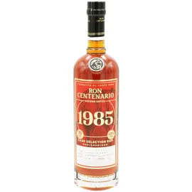 Ron Centenario 1985 Cask Selection Rum Second Batch 43% Vol. 0,7l