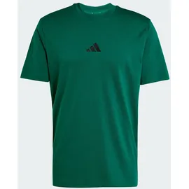 adidas Essentials Small Logo Single Jersey T-Shirt Collegiate Green / Black L