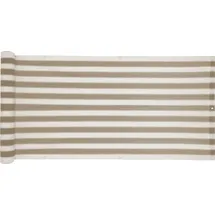 Estexo Balkonverkleidung 90 x 600 cm grau/weiß Kunststoff
