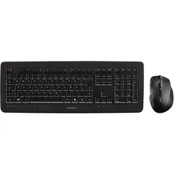 CHERRY kabelloses Set DW 5100, Tastatur- und Maus, schwarz, mit abriebfester Laserbeschriftung der Tasten