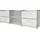 Kerkmann Sideboard Lago, 13732610 weiß,Glas 236,0 x 38,0 x 78,0 cm, 1 St.