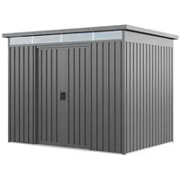 primeyard Gerätehaus 2,20 x 1,60 m Grau