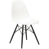 Vitra Stuhl Eames Plastic Side Chair DSW 83x46.5x55 cm, Gestell: Ahorn schwarz, Designer Charles & Ray Eames