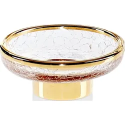 Crack Seifenschale goldfarben