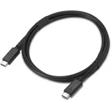 Lenovo USB-C auf USB-C 1 m Schwarz
