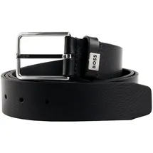 Boss Gürtel Leder schwarz 80