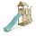 Wickey Spielturm JoyFlyer mit Wellenrutsche und Sandkasten Blau