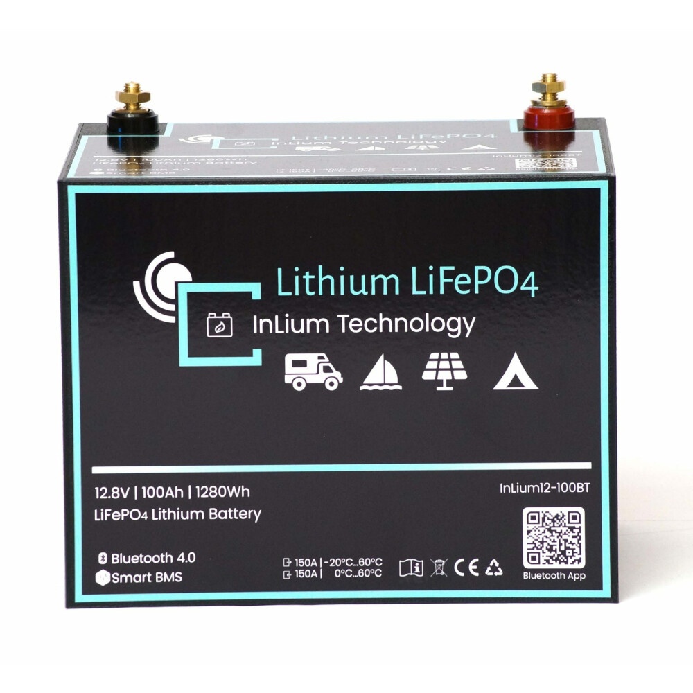 LiFePO4 Kleinster und leichtester 12V 100Ah Lithiumakku Inlium Technology