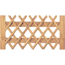 Tetzner & Jentzsch Jägerzaun Gartentor 300 x 80 cm Braun/Holz