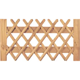 Tetzner & Jentzsch Jägerzaun Gartentor 300 x 80 cm Braun/Holz