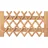 Tetzner & Jentzsch Jägerzaun Gartentor 300 x 80 cm Braun/Holz