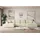 altdecor Wohnlandschaft, mit Schlaffunktion und Bettkasten - 349x161x87 cm Beige, Bouclé