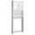 a&n&a aQualine Simplex Eco Seitenschrank 63 x 25 x 190 cm Weiß MDF