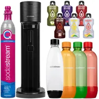 Trinkwassersprudler SODASTREAM Gaia Titan + 4 Flaschen, Farbig