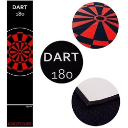 Kingpower Dartmatte Dartteppich Dartmatte Darts Turnier Matte Dart Matte 290 x 60 cm Rot