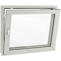 Solid Elements Kellerfenster  (B x H: 100 x 60 cm, DIN Anschlag: Rechts, Weiß)
