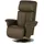 HIMOLLA Sessel 7418 Leder 81 x 111 x 95 cm Braun elektrisch