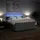vidaXL Boxspringbett 180 x 200 cm Dunkelgrau