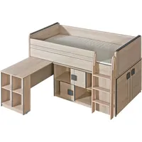 Kinderbett Jugendbett Hochbett + Schreibtisch Und Schrank Bett Kinderzimmer Neu