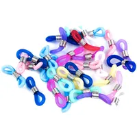 30 Brillenschlaufen Brillenkettenhalter Brillenketten-Verbinder Ösen für Brillenband 20x7mm Farbwahl, Farbe:Farbmix 1