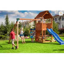 fungoo Spielturm JOY Move+ Step On Free Time Blau