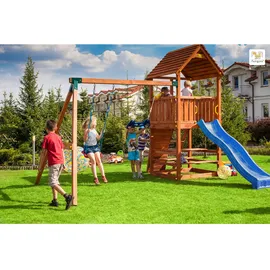 fungoo Spielturm JOY Move+ Step On Free Time Blau