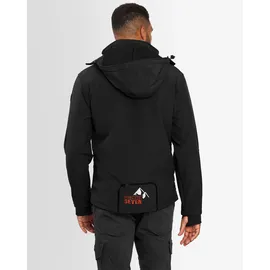 Arctic Seven Jacke ASColori in Schwarz-Orange | Gr.: XXL,