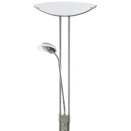 EGLO Baya 2-flg. nickel matt/weiß