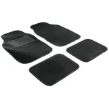 Walser Universal Fußmatten Velours Komplett-Set schwarz