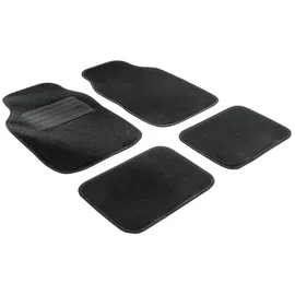 Walser Universal Fußmatten Velours Komplett-Set schwarz