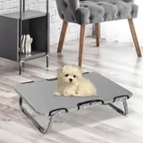PawHut Hundeliege Outdoor 59 x 46 x 15 cm grau