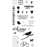 Rayher Clear Stempel-Set "Welcome Home",