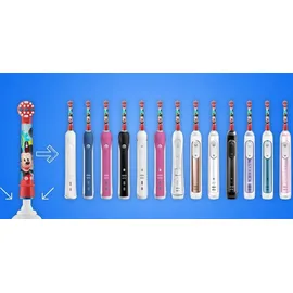 Oral-B Bürstenköpfe Pro Kids Gefroren 2St - Transparent