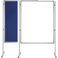 Franken Whiteboard 150 x 120 cm Blau/Weiß