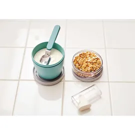 Mepal Frischhaltedose rund blau 9,1 cm 0,3 l + 0,12 l